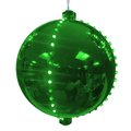 Celebrations Platinum LED Green 6 in. Lighted Ornament Hanging Decor ORN6-GRGR